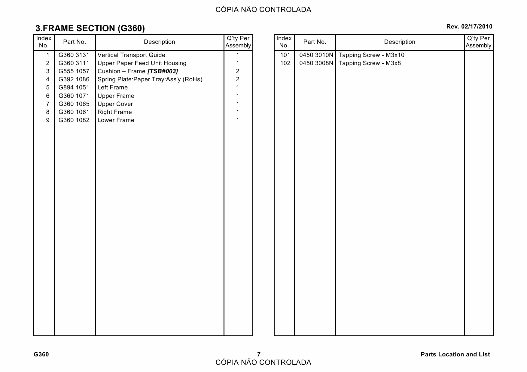 RICOH Options G360 PAPER-FEED-UNIT Parts Catalog PDF download-4 RICOH Options G360 PAPER-FEED-UNIT Parts Catalog PDF download-4